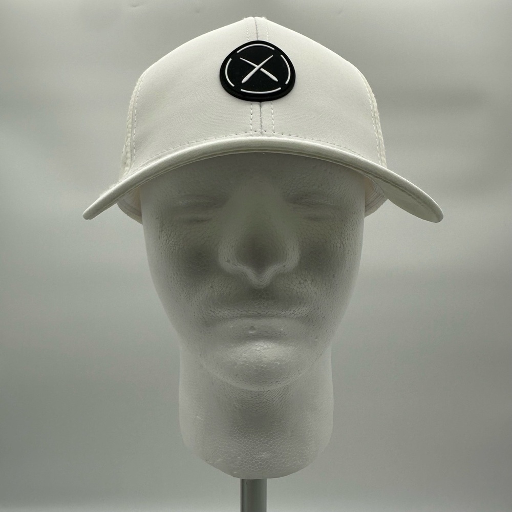 CUTS Clothing UH10080B White OSFA Cap Baseball Hat Style with Embroidered Logo